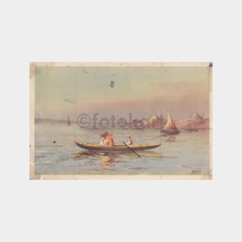 1930 İstanbul Sarayburnu Tablo Kartpostal