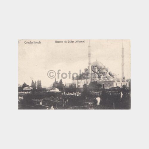 1907 Şehzadebaşı Camii Görünüş Nadir Kartpostal
