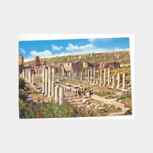 1976 Serik Perge Damgalı Kartpostal