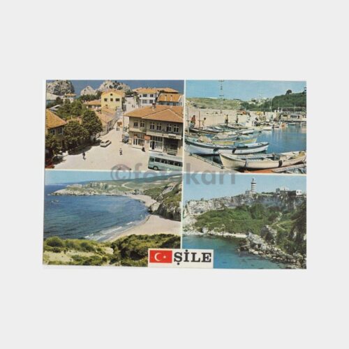 1981 Şile 4 Görünüş Kartpostal