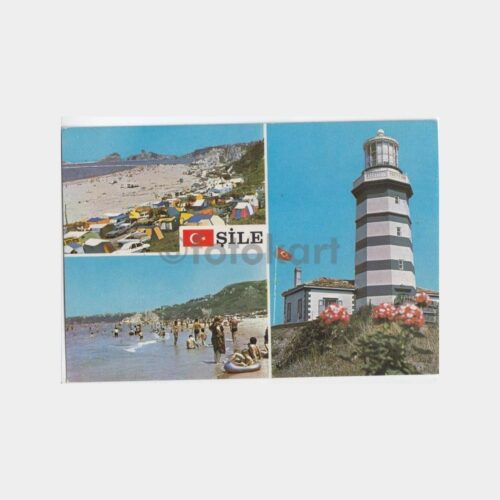 1980 Şile 3 Görünüş Kartpostal