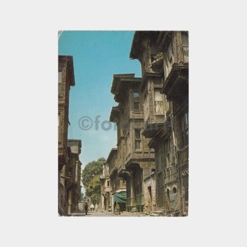 1978 Soğukçeşme Eski İstanbul Evleri Kartpostal