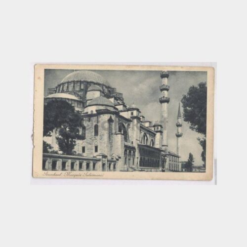 1930 Süleymaniye Camii Görünüş Kartpostal