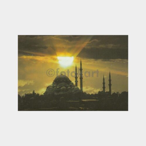 İstanbul Süleymaniye Camii Görünüş Kartpostal