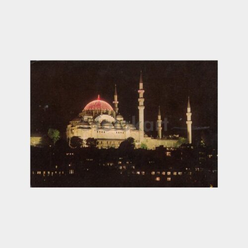 İstanbul Süleymaniye Camii Görünüş Kartpostal