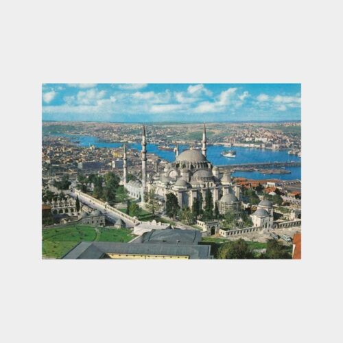 1970 İstanbul Süleymaniye Camii Konulu Kartpostal