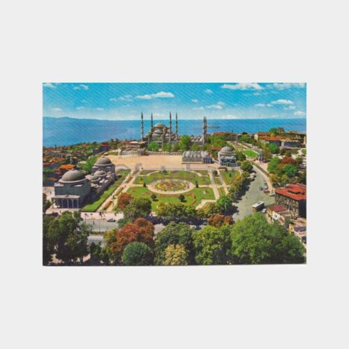1978 İstanbul Sultanahmet Camii Görünüş Kartpostal