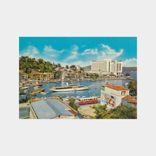 1980 Tarabya Boğaziçi Genel Görünüş Kartpostal