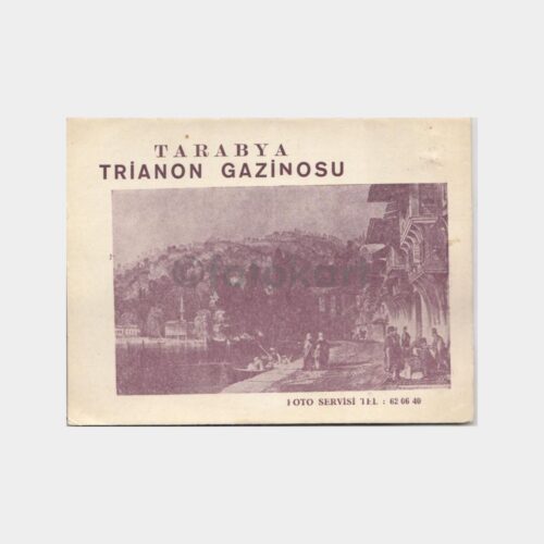 1974 Tarabya Trianon Gazinosu Konulu Fotoğraf Kabı