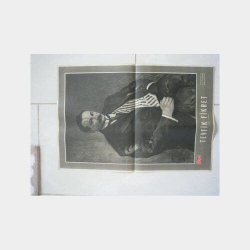Ünlü Şair Tevfik Fikret - Tablo Baskı Resim
