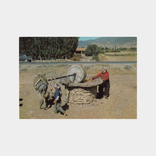 1975 Tire Köy Değirmeni Görünüş Kartpostal