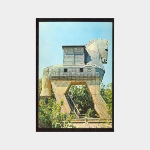1982 Truva Tahta Atı Görünüş Kartpostal