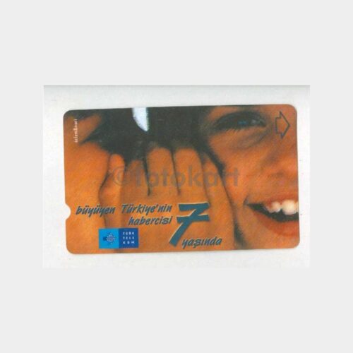 2002 Türk Telekom 7 Yaşında Telefon Kartı