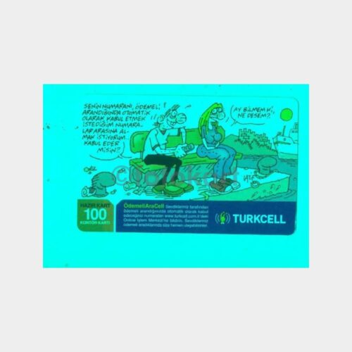 2008 Turkcell Karikatürlü Telefon Kartı