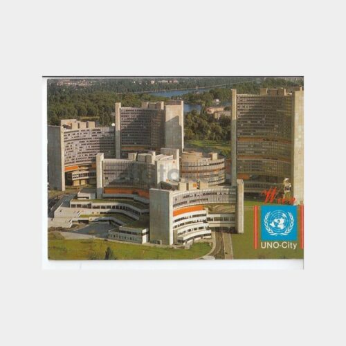 Avusturya Viyana Birleşmiş Milletler Binası Kartpostal
