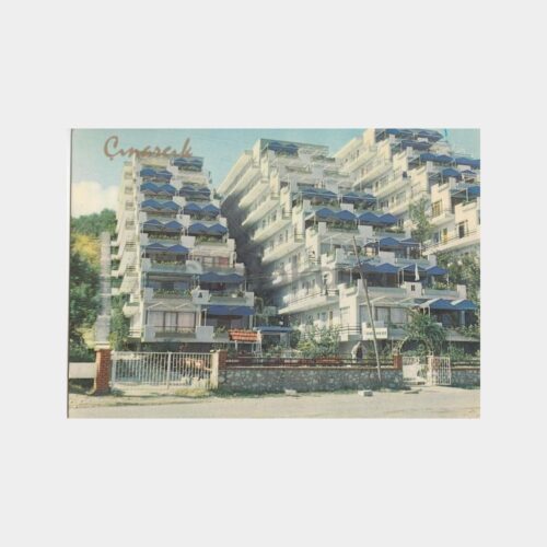 1980 Yalova Çınarcık Görünüş Kartpostal