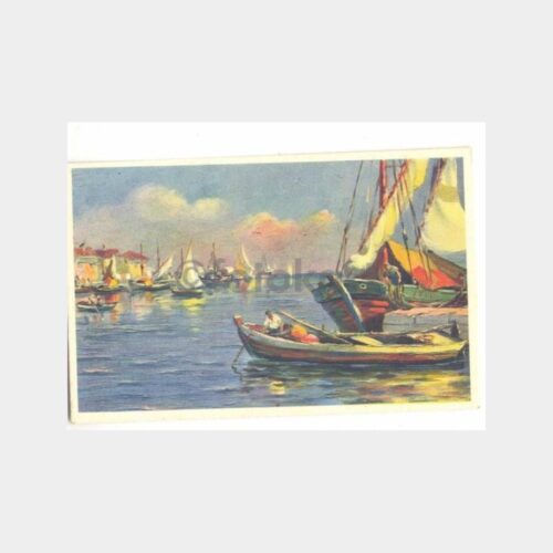 Yelkenli Konulu Tablo Kartpostal