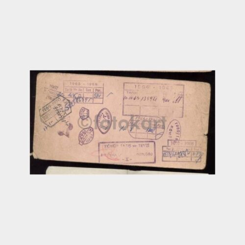 1962 Yenikapı Kömür Deposu Kartı - Görsel 2