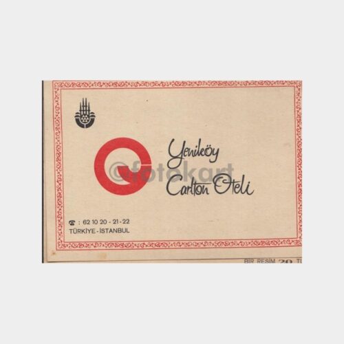 1970 Yeniköy Carlton Oteli Konulu Fotoğraf Kabı