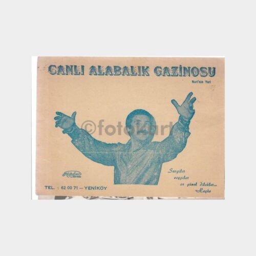 1976 Yeniköy Canlı Alabalık Gazinosu Fotoğraf Kabı
