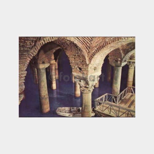 Yerebatan Sarnıcı Eski Görünüşü Kartpostal
