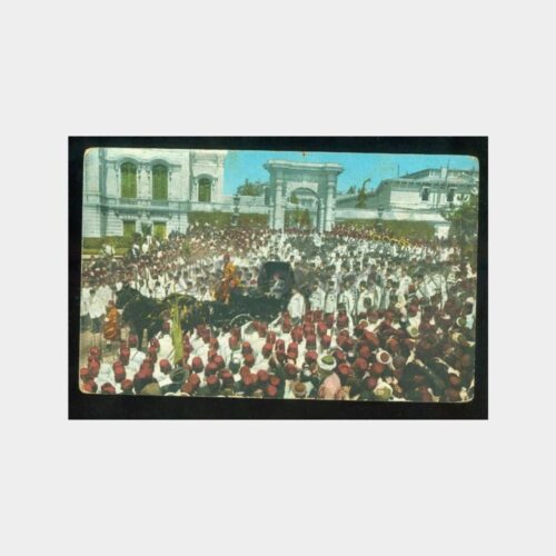 1910 Yıldız Selamlık Çıkışı Görünüş Kartpostal