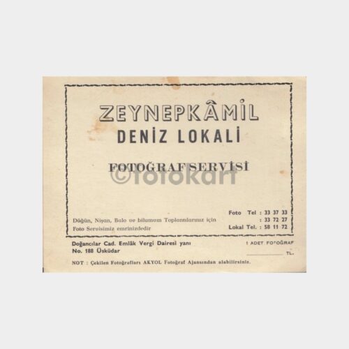 İstanbul Zeynep Kamil Deniz Lokali Fotoğraf Kabı