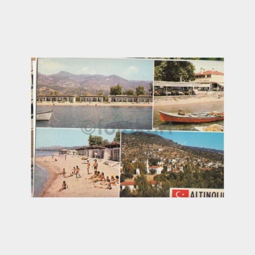 1975 Altınoluk 4 Görünüş Kartpostal