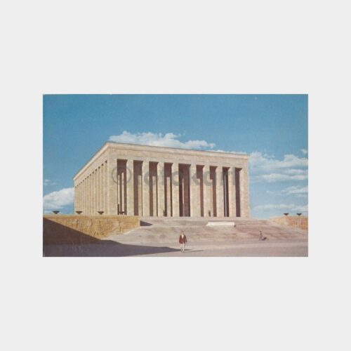1968 Anıtkabir - Gökçeatam Baskısı Kartpostal
