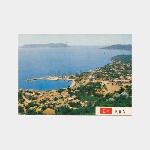 1970 Antalya Kaş Görünüş Kartpostal