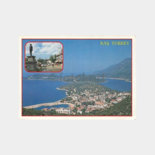1978 Antalya Kaş Genel Görünüş Kartpostal