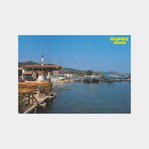 1974 Antalya Kekova Üçağız Görünüş Kartpostal