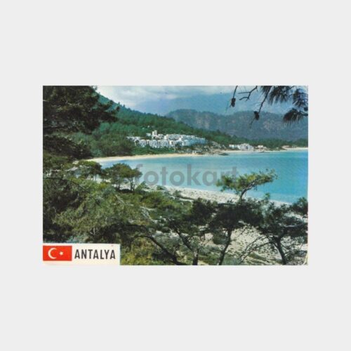 1980 Antalya Kemer Valtur Görünüş Kartpostal