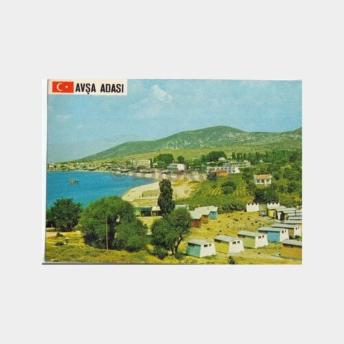 1975 Avşa Adası Genel Görünüş Kartpostal