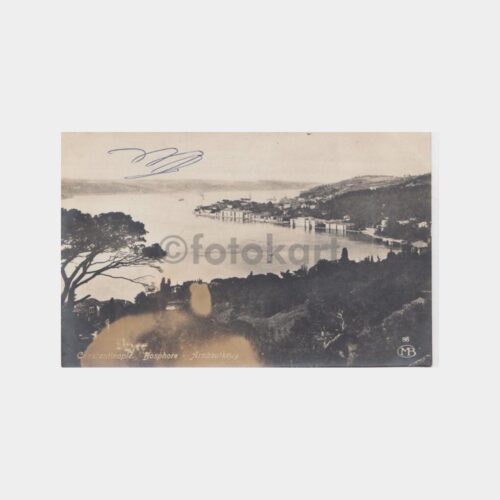 1920 Bebek Arnavutköy Görünüş Kartpostal
