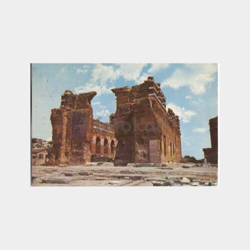 1968 Bergama Kızıl Bazilika Görünüş Kartpostal