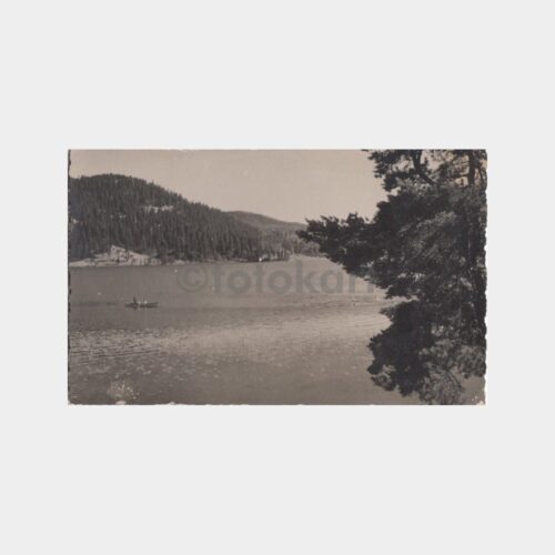 1955 Bolu Abant Gölü Görünüş Kartpostal
