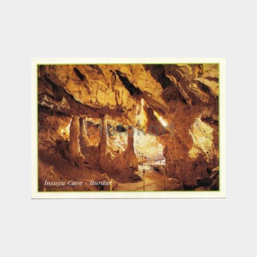 1980 Burdur İnsuyu Mağarası Görünüş Kartpostal