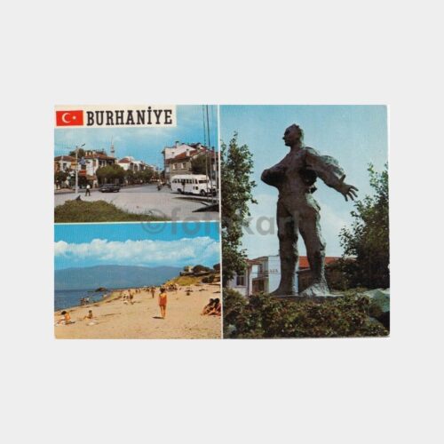 1978 Burhaniye 3 Görünüş Kartpostal