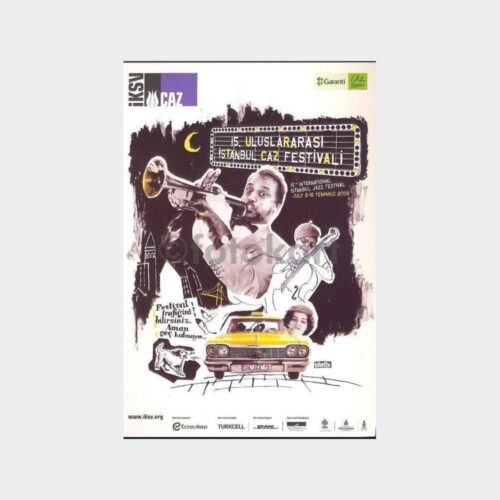 2008 Caz Festivali - Müzik Konulu Kartpostal