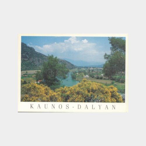 2000 Dalyan Kaunos Görünüş Kartpostal