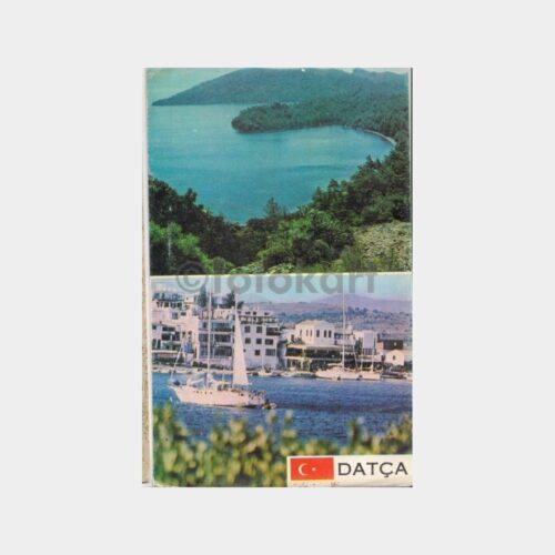 1980 Datça 2 Görünüş Kartpostal