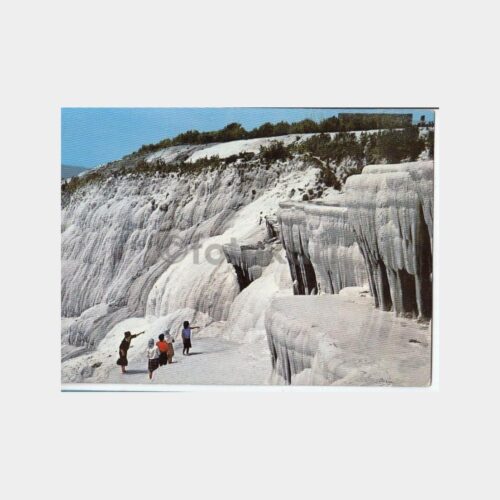 1970 Denizli Pamukkale Görünüş Kartpostal
