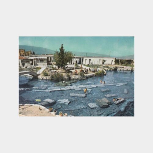 1978 Denizli Pamukkale Termal Konulu Kartpostal