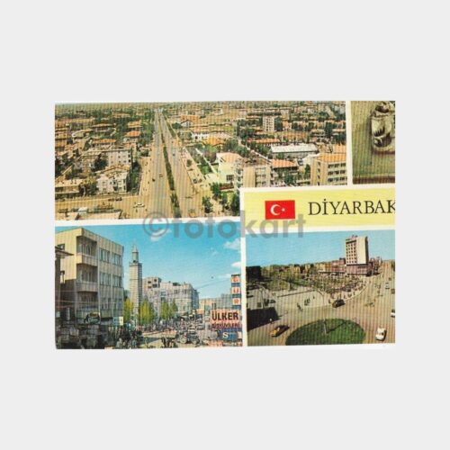 1978 Diyarbakır Muhtelif Görünüş Kartpostal