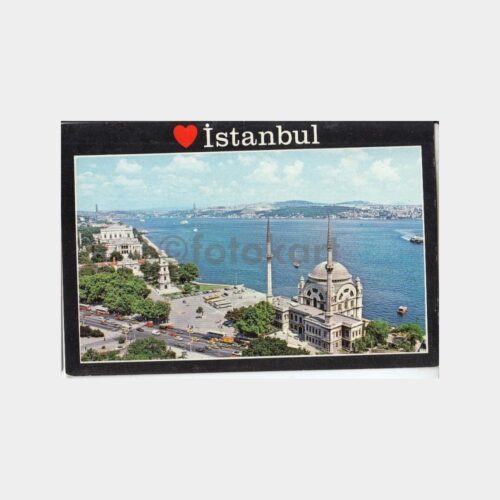 1975 İstanbul Dolmabahçe Camii Konulu Kartpostal