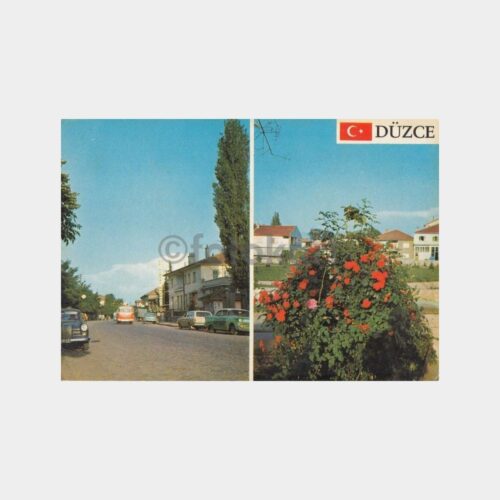 1974 Düzce 2 Değişik Görünüş Kartpostal