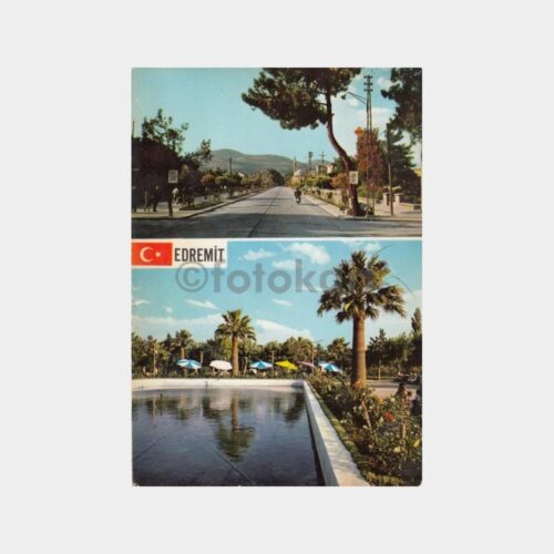 1975 Edremit Genel Görünüşler Kartpostal