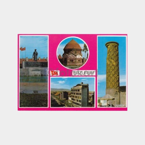 1975 Erzurum Genel Görünüşler Kartpostal
