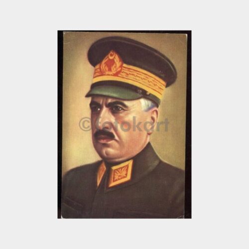 Mareşal Fevzi Çakmak Konulu Kartpostal